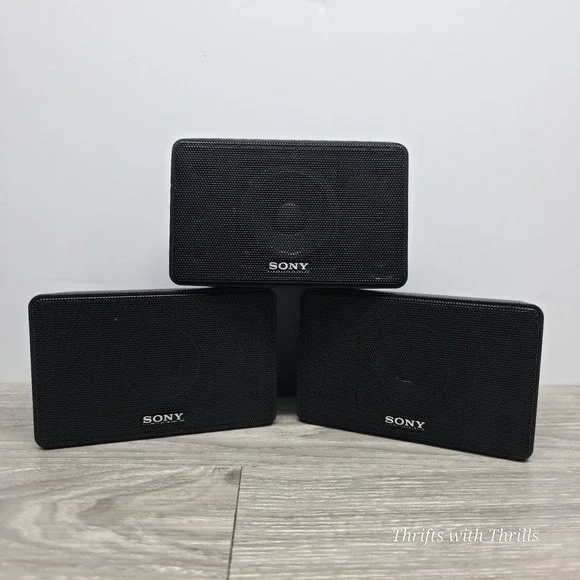 Sony Bookshelf Full Range Speakers - Lot of 3 - SS- (MSP900,SRP900,CNP680) - Picture 1 of 8
